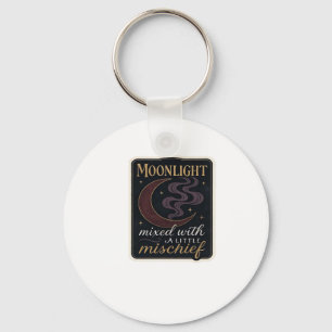 Whimsigoth Fantasy Mystical Forests, Moons & Magic Key Ring
