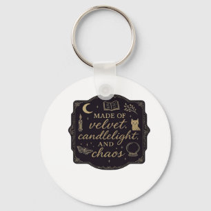 Whimsigoth Fantasy Mystical Forests, Moons & Magic Key Ring