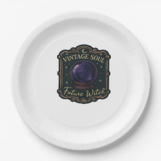 Whimsigoth Fantasy Mystical Forests, Moons & Magic Paper Plate