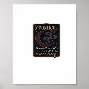Whimsigoth Fantasy Mystical Forests, Moons & Magic Poster
