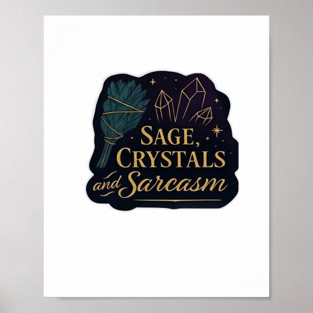 Whimsigoth Fantasy Mystical Forests, Moons & Magic Poster (Front)