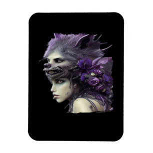 Whimsigoth Funny Design For Halloween Magnet