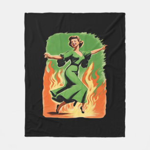 Whimsigoth Goth Wall Art 90s Decor HECKINFAROUT Fu Fleece Blanket