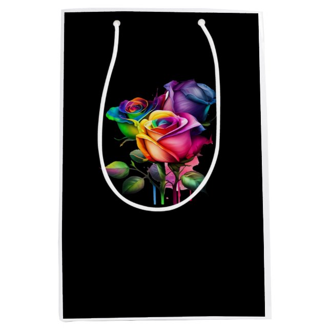 Whimsigoth – Gothic Design Medium Gift Bag (Front)