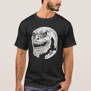 Whimsigoth Halloween Cat Skull Full Moon Gothic Oc T-Shirt