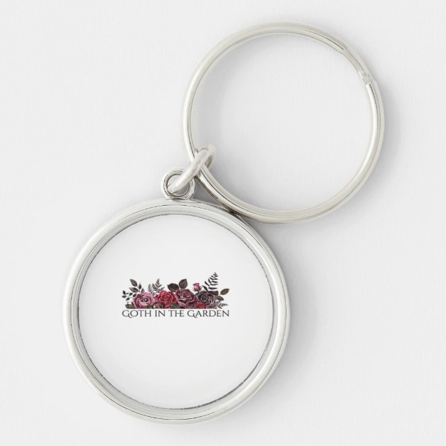 Whimsigoth Ink – Mystical Forests, Moons & Magic C Key Ring (Front)