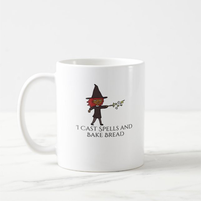 Whimsigoth Ink – Mystical Forests, Moons  Magic Cl Coffee Mug (Left)