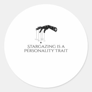 Whimsigoth Ink – Mystical Forests, Moons Magic Cla Classic Round Sticker