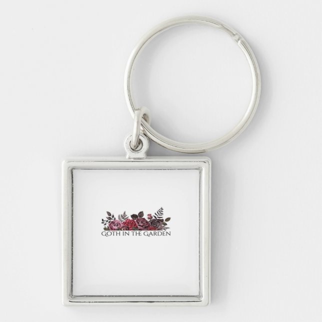 Whimsigoth Ink – Mystical Forests, Moons Magic Cla Key Ring (Front)