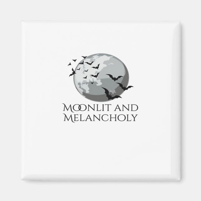 Whimsigoth Ink – Mystical Forests, Moons Magic Cla Magnet (Front)