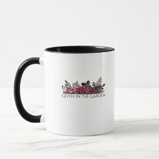 Whimsigoth Ink – Mystical Forests, Moons Magic Cla Mug (Left)
