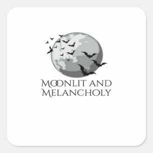 Whimsigoth Ink – Mystical Forests, Moons Magic Cla Square Sticker