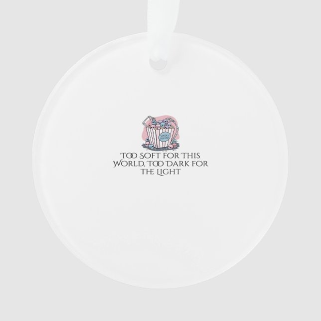 Whimsigoth Ink – Mystical Forests, Moons & Magic E Ornament (Front)