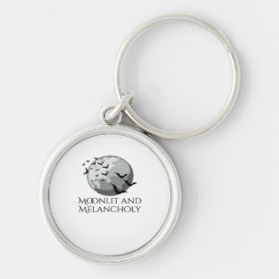 Whimsigoth Ink – Mystical Forests, Moons & Magic M Key Ring