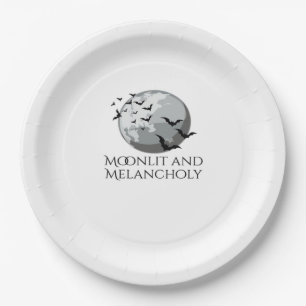 Whimsigoth Ink – Mystical Forests, Moons & Magic M Paper Plate