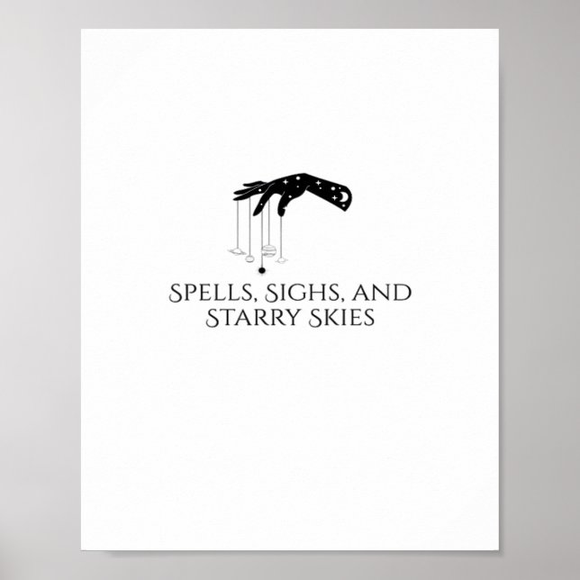 Whimsigoth Ink – Mystical Forests, Moons & Magic O Poster (Front)