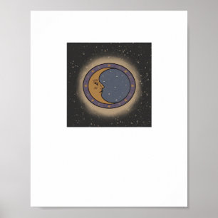 Whimsigoth Moon Print