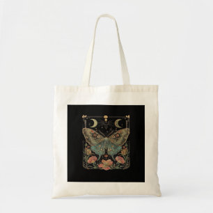 Whimsigoth Moth Shirt, Botanical Butterfly T Shirt Tote Bag