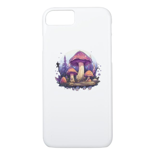 Whimsigoth Mushrooms And Crystals Classic Case-Mate iPhone Case (Back)