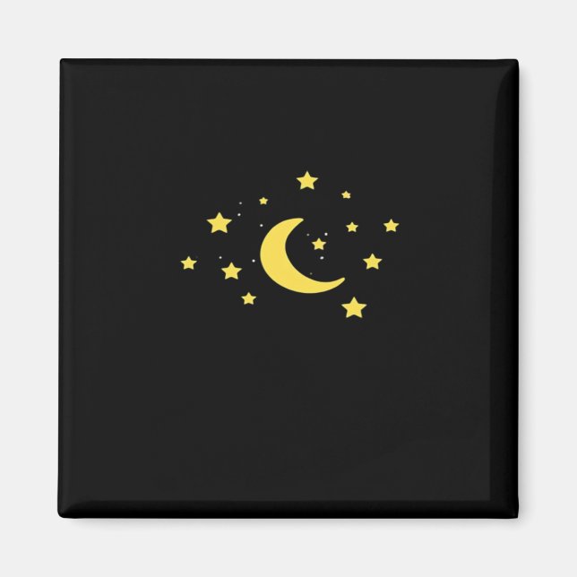 Whimsigoth Night Sky Sun Moon Witchy Magnet (Front)