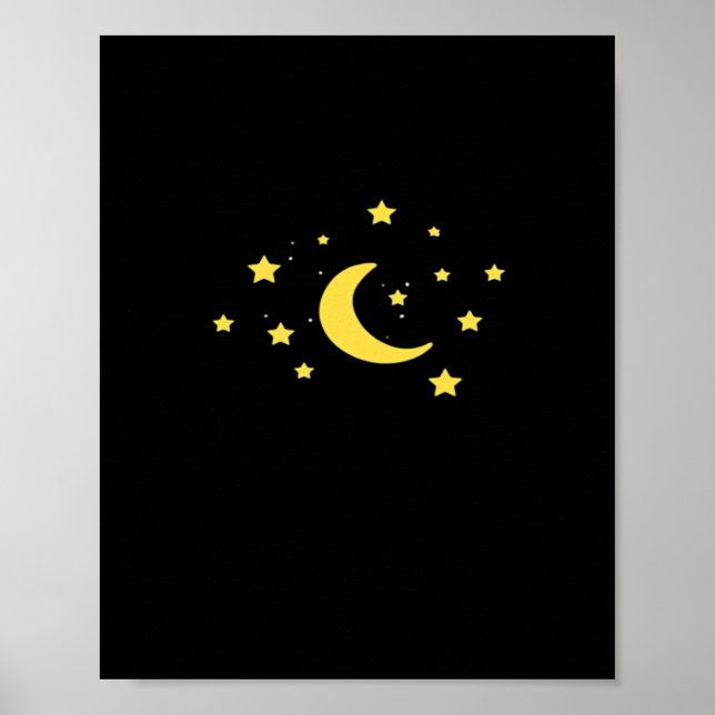 Whimsigoth Night Sky Sun Moon Witchy Poster (Front)