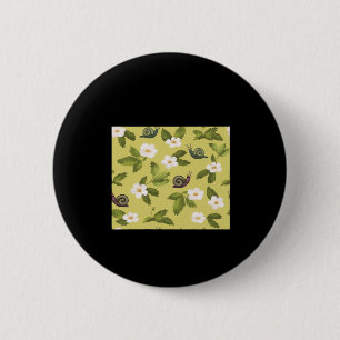 Whimsigoth Snail Classic 6 Cm Round Badge