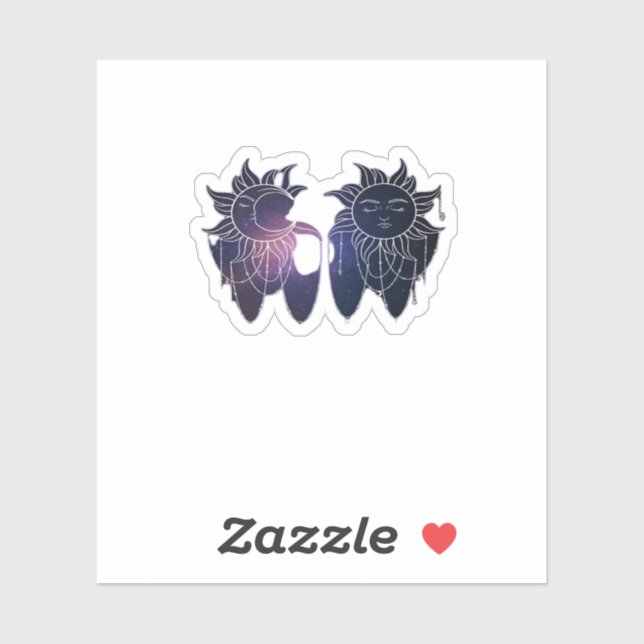 Whimsigoth Starry Night Sun Moon Witchy Classic (Sheet)