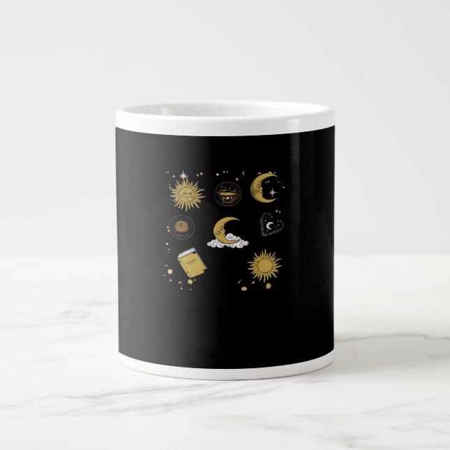 Whimsigoth Sun Moon Witchy Classic Large Coffee Mug (Front)