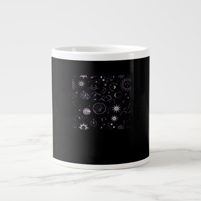Whimsigoth Sun Moon Witchy Classic Large Coffee Mug (Front)