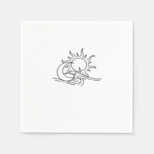 Whimsigoth Sun Sea Witchy Napkin