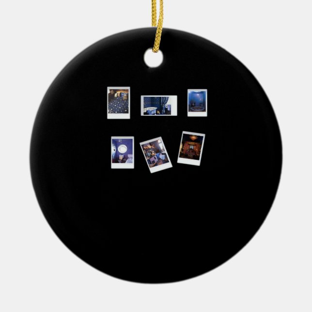 Whimsigoth Wall Art Decor Gamer Heckinfarout Class Ceramic Ornament (Front)