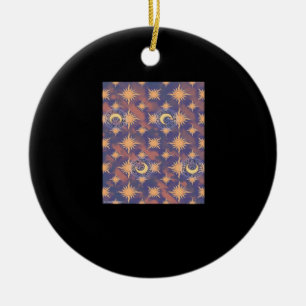 Whimsigoth Wallpaper Classic Ceramic Ornament