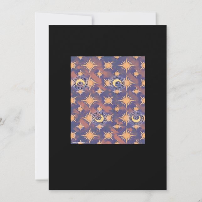 Whimsigoth Wallpaper Classic Holiday Card (Front)