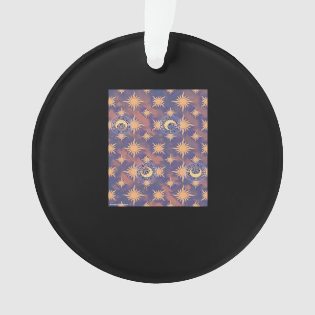 Whimsigoth Wallpaper Classic Ornament (Front)