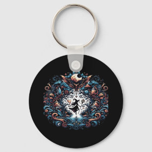 Whimsigoth Witch Within A Classic Key Ring