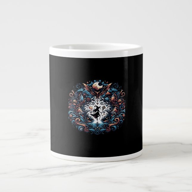 Whimsigoth Witch Within A Classic Large Coffee Mug (Front)