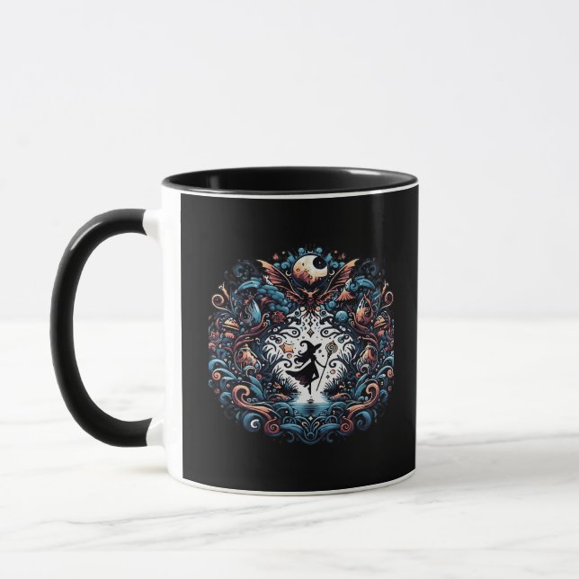 Whimsigoth Witch Within A Classic Mug (Left)