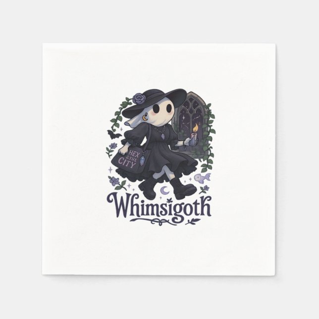 Whimsigoth With City Classic – Urban Magic Meets F Napkin (Front)