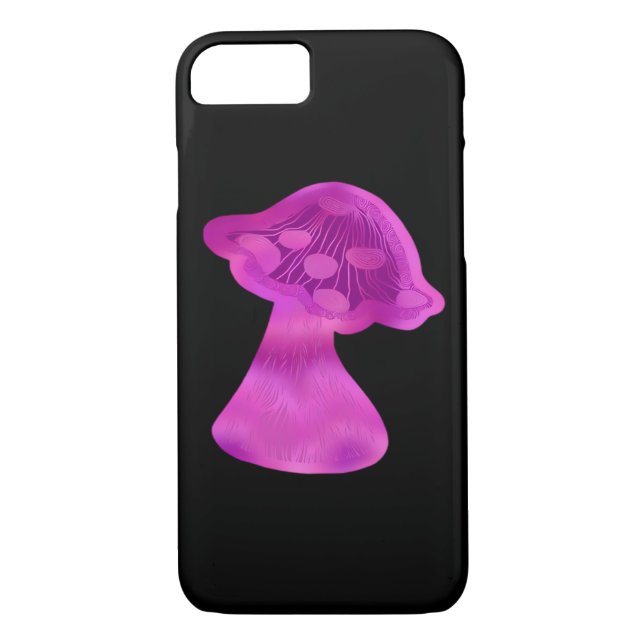 Whimsigoth Zen Pattern Mushroom Case-Mate iPhone Case (Back)