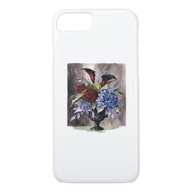 Whimsigothic – Gothic Floral Vase Aesthetic Classi Case-Mate iPhone Case (Back)