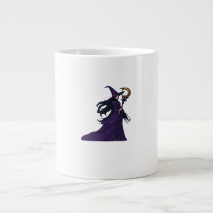 Whimsigothic Moon Witch Large Coffee Mug