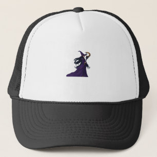 Whimsigothic Moon Witch Trucker Hat