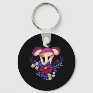 Whimsigothic Mushrooms Classic Key Ring