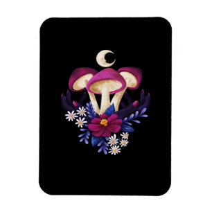 Whimsigothic Mushrooms Classic Magnet