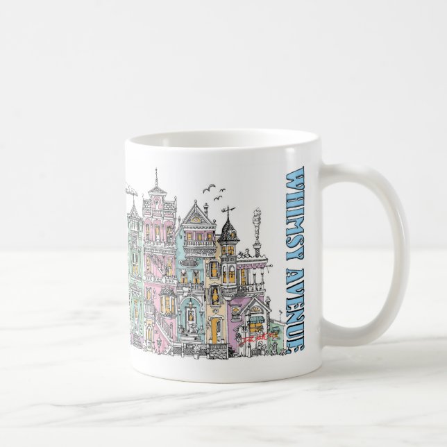 Whimsy Avenue Coffee Mug (Right)