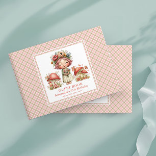 Whimsy Blush Fairy 6th Birthday Guest Book