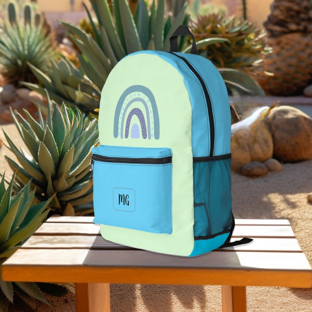 Whimsy Boho Rainbow Teens Printed Backpack (Creator Uploaded)