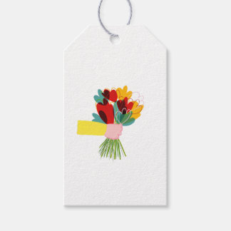 Whimsy Floral Bouquet Gift Tags