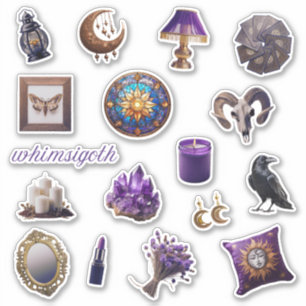 Whimsy Goth Stickers Whimsigoth Journal Stickers