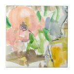 Whimsy in The Garden II Ceramic Tile<br><div class="desc">Whimsy in The Garden II by Jennifer Goldberger</div>